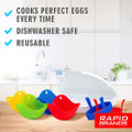 Rapid Brands® 7-Piece Microwave Poached & Omelette Egg Cookware Set product image