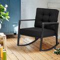 Cushioned Rattan Outdoor Rocking Chair product image
