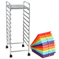 Rolling 10-Drawer Multicolored Storage Cart  product image