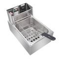 Stainless Steel 2,500W 6.3-Quart Single-Cylinder Electric Fryer product image