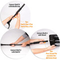 Zone Tech Car 3-in-1 Replaceable Heads Snow Brush Kit product image