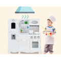 Kids' Play Kitchen with Cookware and Water Dispenser product image