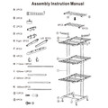 Rolling Collapsible Clothes Drying Rack product image