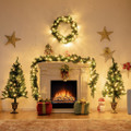 Pre-Lit 4-Piece Christmas Decoration Set product image