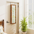 Wall or Door Mounted Mirrored Jewelry Cabinet product image