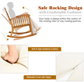 Acacia Wood Patio Rocking Chair & Coffee Table product image