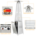 90-Inch Glass Tube 42,000BTU Pyramid Patio Heater product image