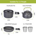 LakeForest® 12-Piece Camping Cookware Set product image