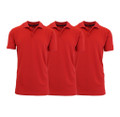 Men's Dry-Fit Moisture-Wicking Polo Shirt (3-Pack) product image