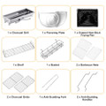 LakeForest® Foldable Stainless Steel Charcoal BBQ Grill product image