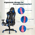 Reclining Gaming Chair with Massaging Lumbar Support product image