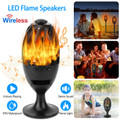 Wireless Bluetooth LED Speaker with Real Flame Torch Light Effect product image