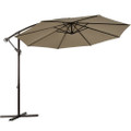 10-Foot Patio Offset Hanging Umbrella with Easy Tilt Adjustment product image