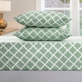 4-Piece Premium Quatrefoil Microfiber Bedding Set product image