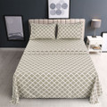 4-Piece Premium Quatrefoil Microfiber Bedding Set product image