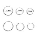 Hypoallergenic Round Hoop Unisex Cartilage Earrings Set (Set of 3) product image