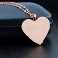 Personalized 18K-Gold-Plated Heart Necklaces product image
