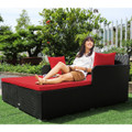 Cushioned Outdoor Patio Rattan Daybed product image
