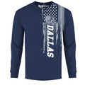 Men's Football USA Flag Long Sleeve Shirt product image