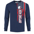 Men's Football USA Flag Long Sleeve Shirt product image