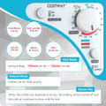 1500W Tumble Compact Laundry Electric Stainless Steel Dryer, 13.2 lbs. Capacity product image
