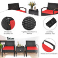3-Piece Patio Rattan Furniture Set  product image