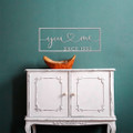 Personalized 'You - Me' Metal Sign product image