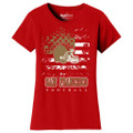 Women's Star-Spangled Football Short-Sleeve T-Shirts product image