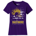 Women's Star-Spangled Football Short-Sleeve T-Shirts product image