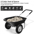 Heavy-Duty 2-Tire Wheelbarrow product image
