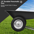 Heavy-Duty 2-Tire Wheelbarrow product image