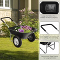 Heavy-Duty 2-Tire Wheelbarrow product image