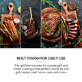 Cheer Collection® Foldable Instant Read Digital Food Thermometer product image