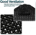 Zone Tech® Black Wood Beaded Massaging Car Seat Cover product image