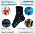 Ankle Plantar Fasciitis Compression Support Sleeves (Set of 2) product image