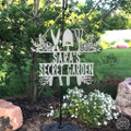 Personalized Outdoor Garden Metal Name Sign product image