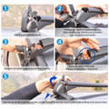 Universal 43-inch Car Roof Rack Cross Bar (2-Pieces) product image