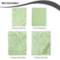 4 or 6-Piece Paisley Printed Deep Pocket Bed Sheet Set product image