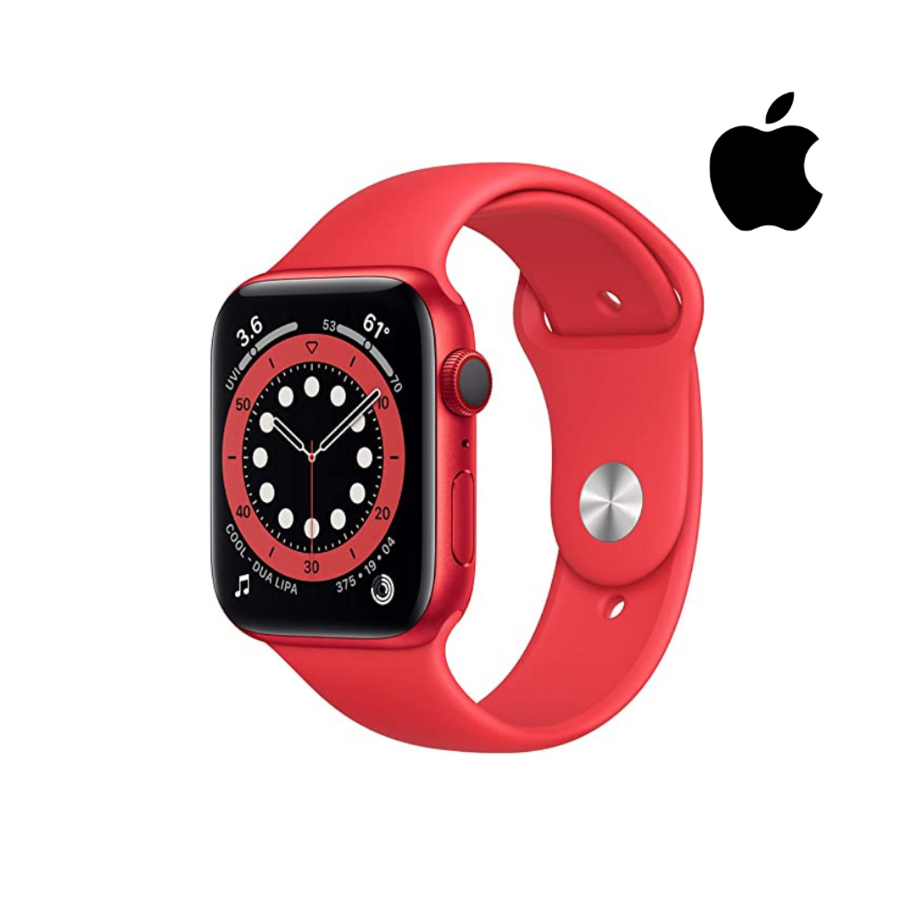 Apple® Watch Series 6, 4G LTE + GPS, 40mm – Red Aluminum Case 