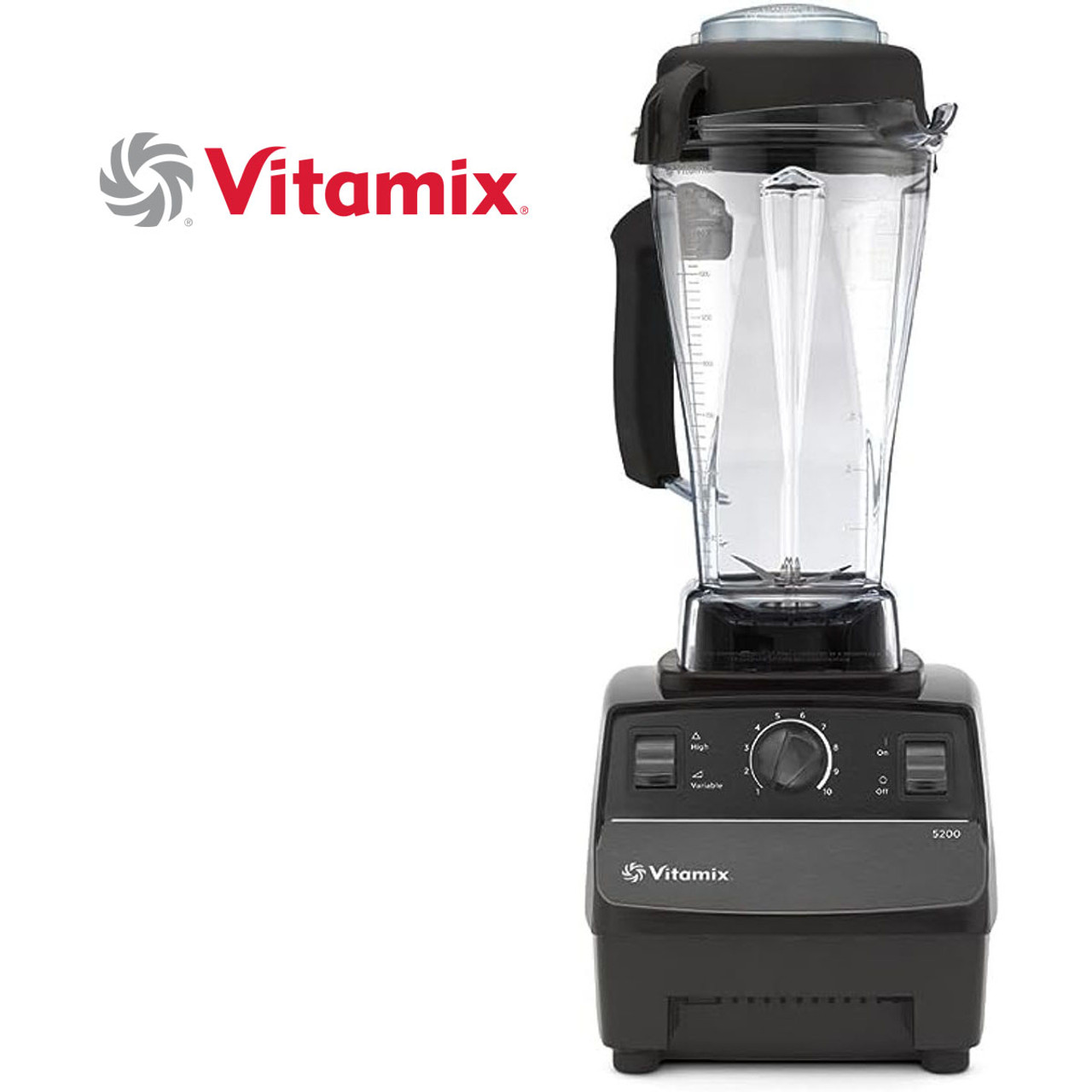 Vitamix 5200 Blender, Professional-Grade, Container, Self-Cleaning 64 oz,  Black/Grey