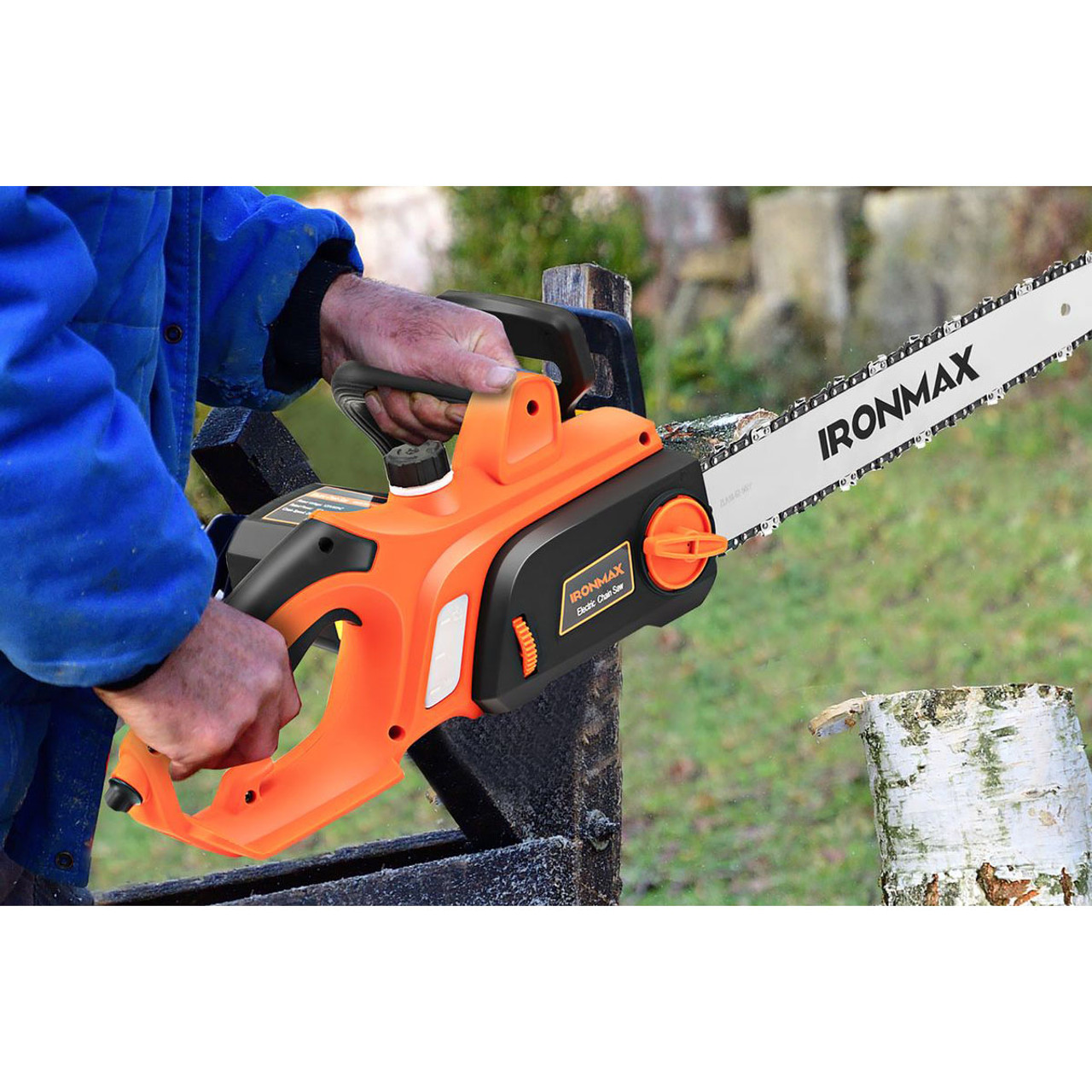 Electric Chainsaw, 16-Inch, 12-Amp