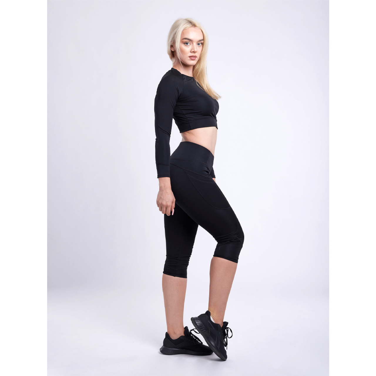 JupiterGear  Jolie High-Waisted Capri Leggings with Hip Pockets - Jupiter  Gear