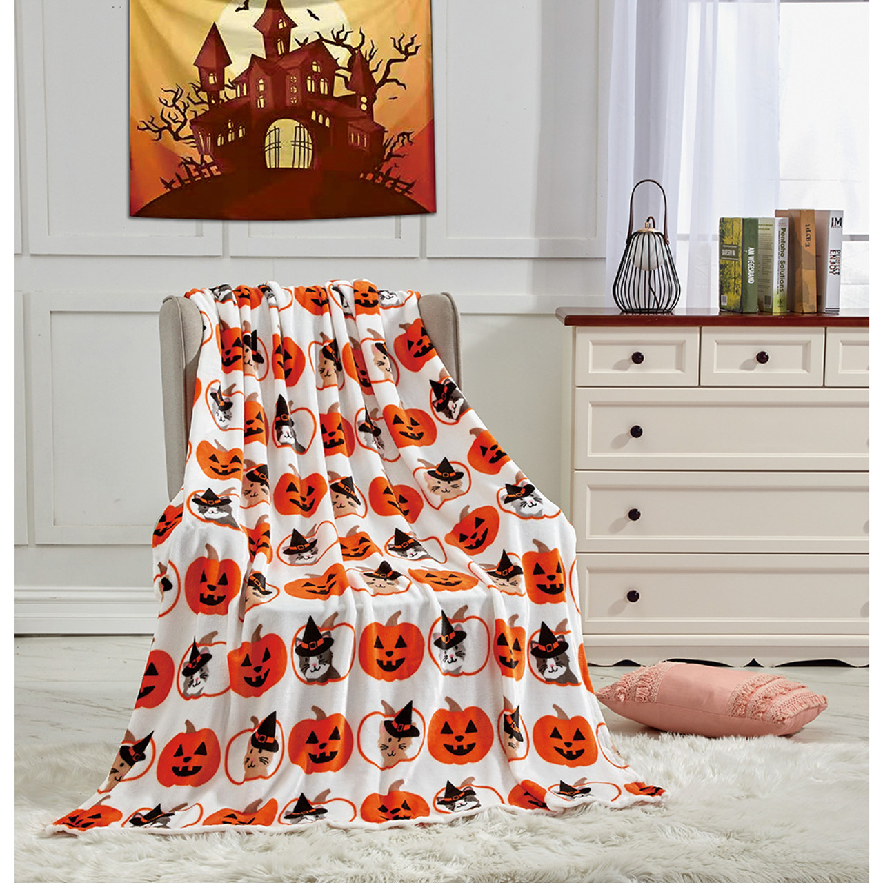 Halloween Throw Blanket Pick Your Plum