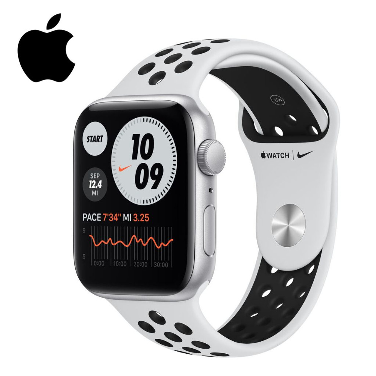 Apple® Watch Nike SE (44mm) with Silver Aluminum Case