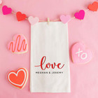 Personalized Valentine's Day Love-Themed Tea Towels product image