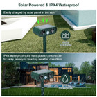 Solarek® Solar Ultrasonic Animal Repeller with Motion Sensor product image