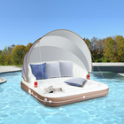 Inflatable Lounge Raft with Canopy product image