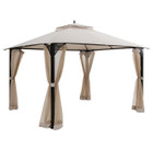 Outdoor Patio 12' x 10' Gazebo Canopy with Netting product image