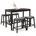5-Piece Counter Height Table & Upholstered Stools product image