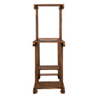 6-Tier Multi-function Carbonized Wood Plant Stand product image